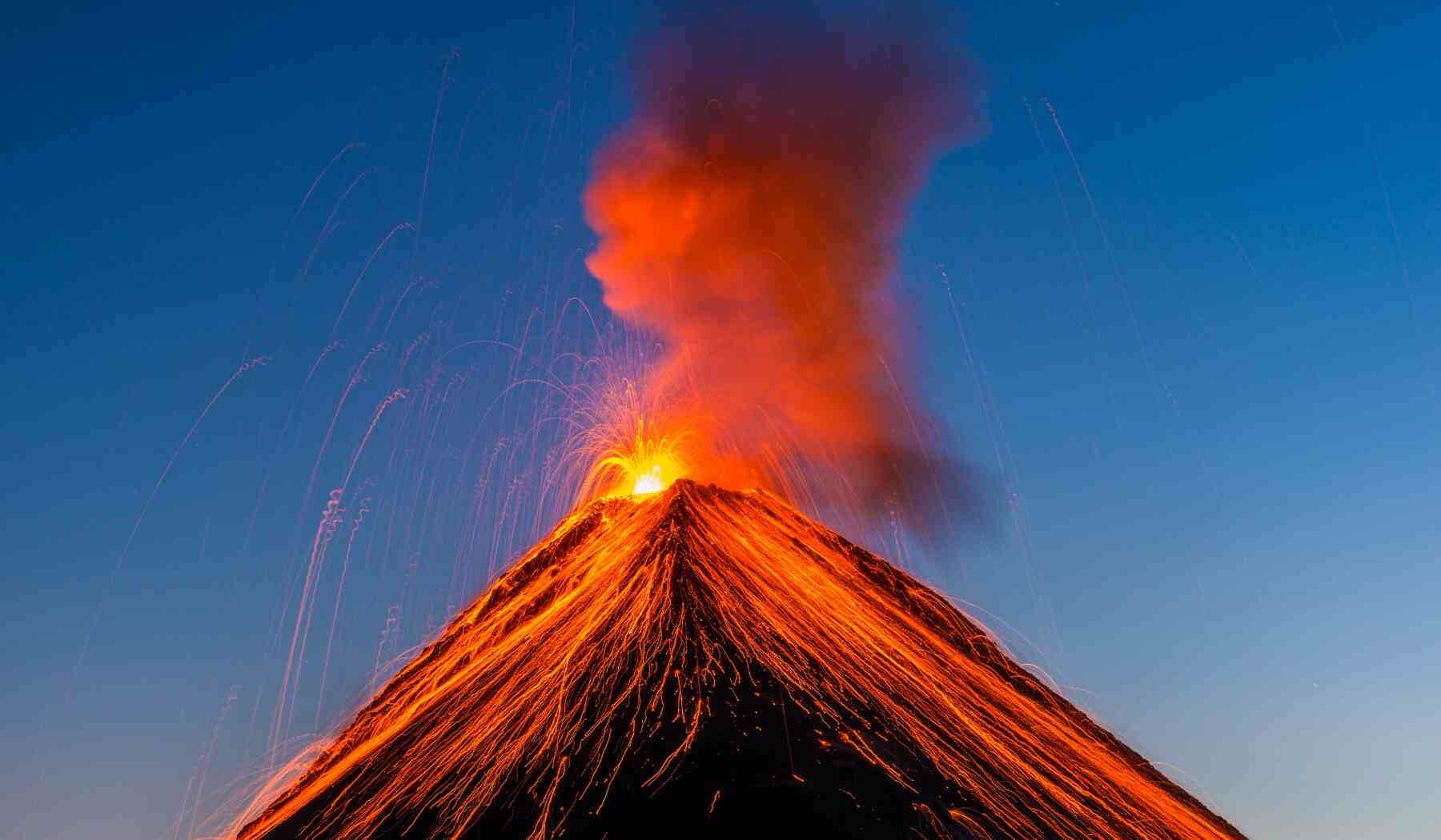 volcans au Guatemala