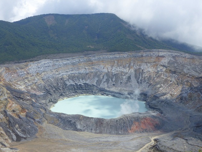 Le Volcan Poas, à 2708 m d'altitude © Elodie Lefèvre-Leroudier