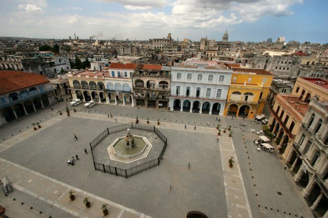 La plaza Vieja, le vieux centre de la Havane