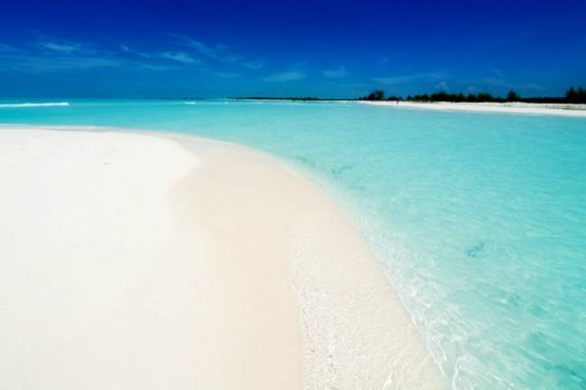 Une plage paradisiaque sur les côtes cubaines